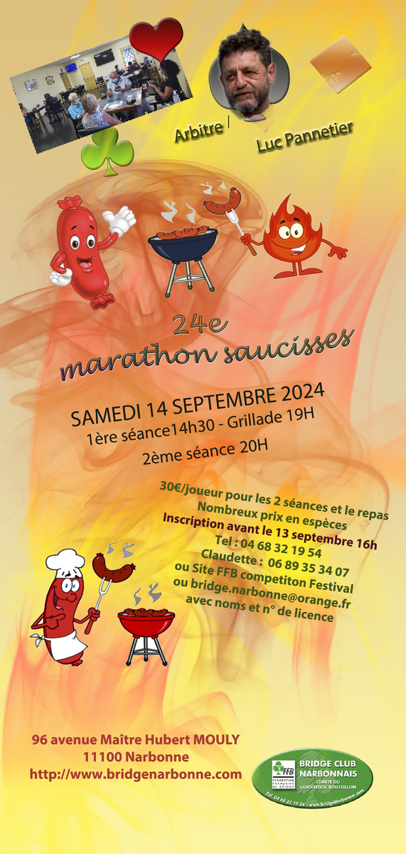 Marathon Saucisses du Samedi 14 Septembre 2024